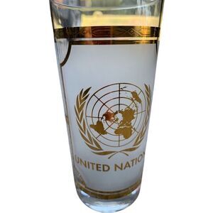United Nations Drinking Glass by Culver